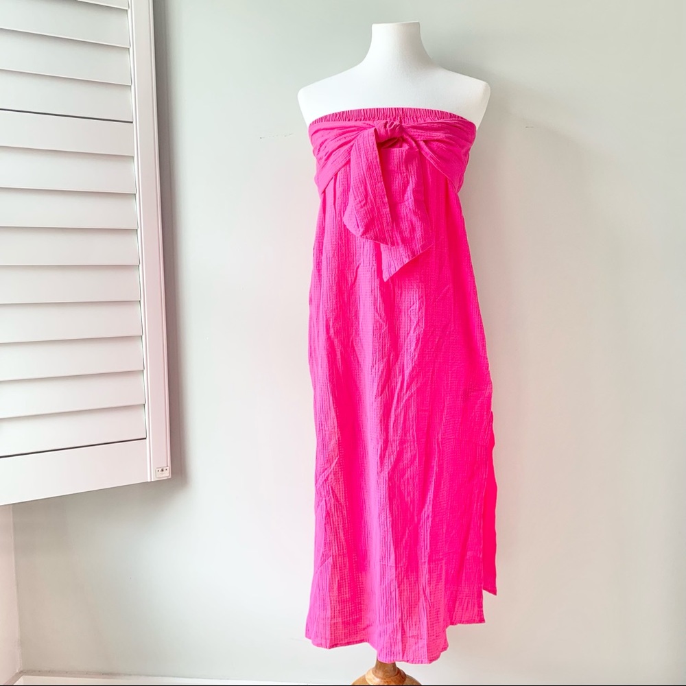 J. Crew Pink Sleeveless Swimsuit Cover Up Size X-Small